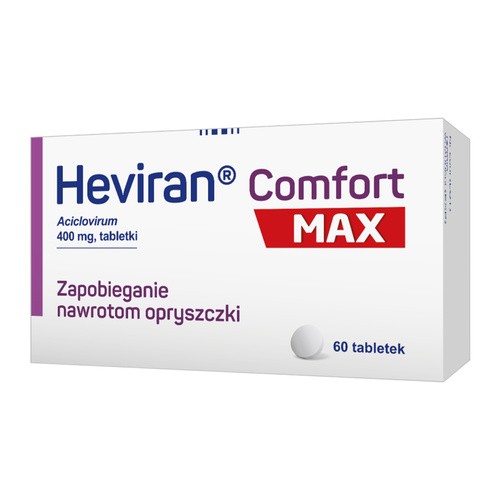 POLPHARMA Heviran Comfort MAX 400 mg x 60 tabl