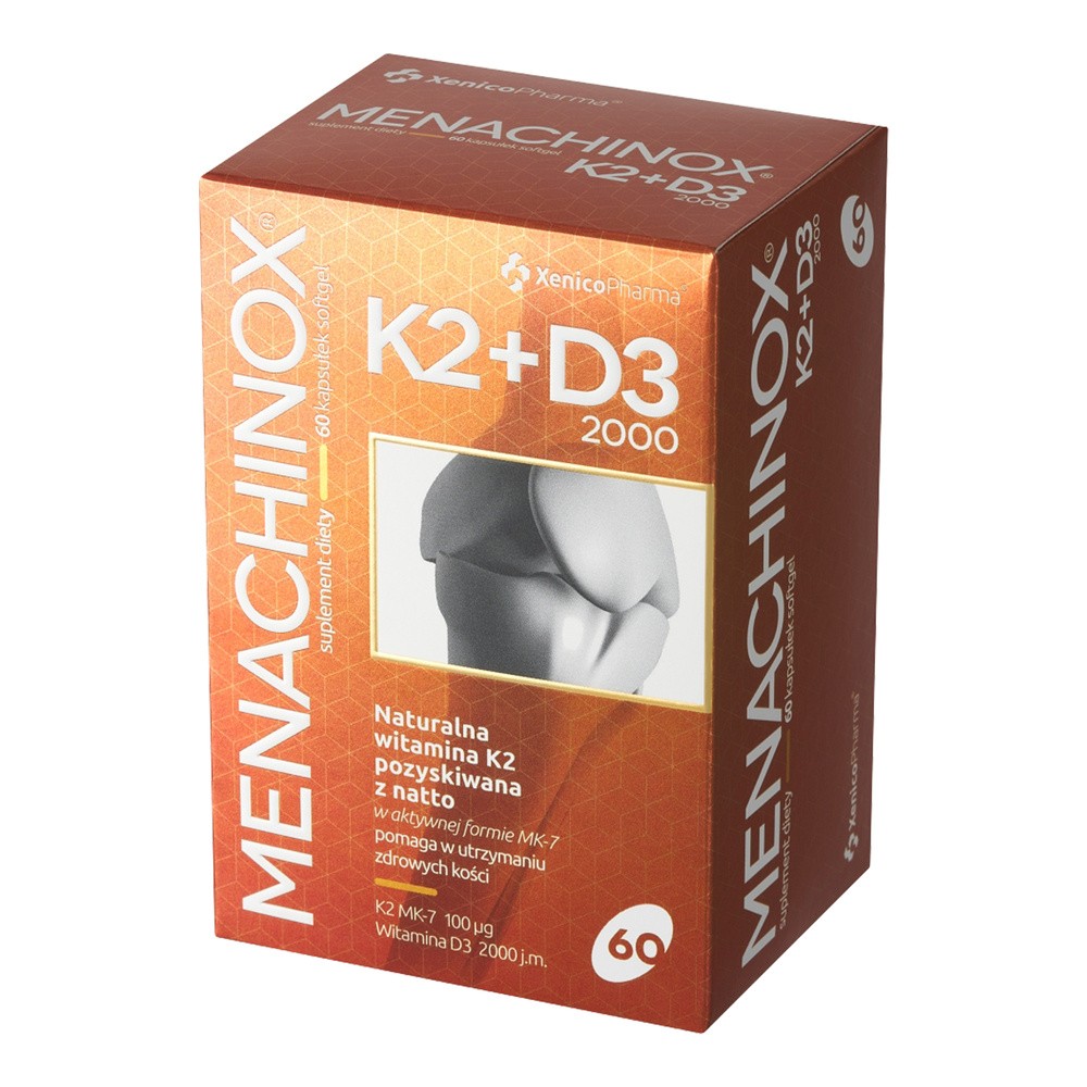 Xenico PHARMA Xenicopharma Menachinox K2+D3 2000 60 Kaps.