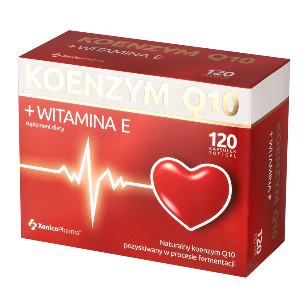 XENICO KOENZYM + WITAMINA E 120 kapsułek 3419421