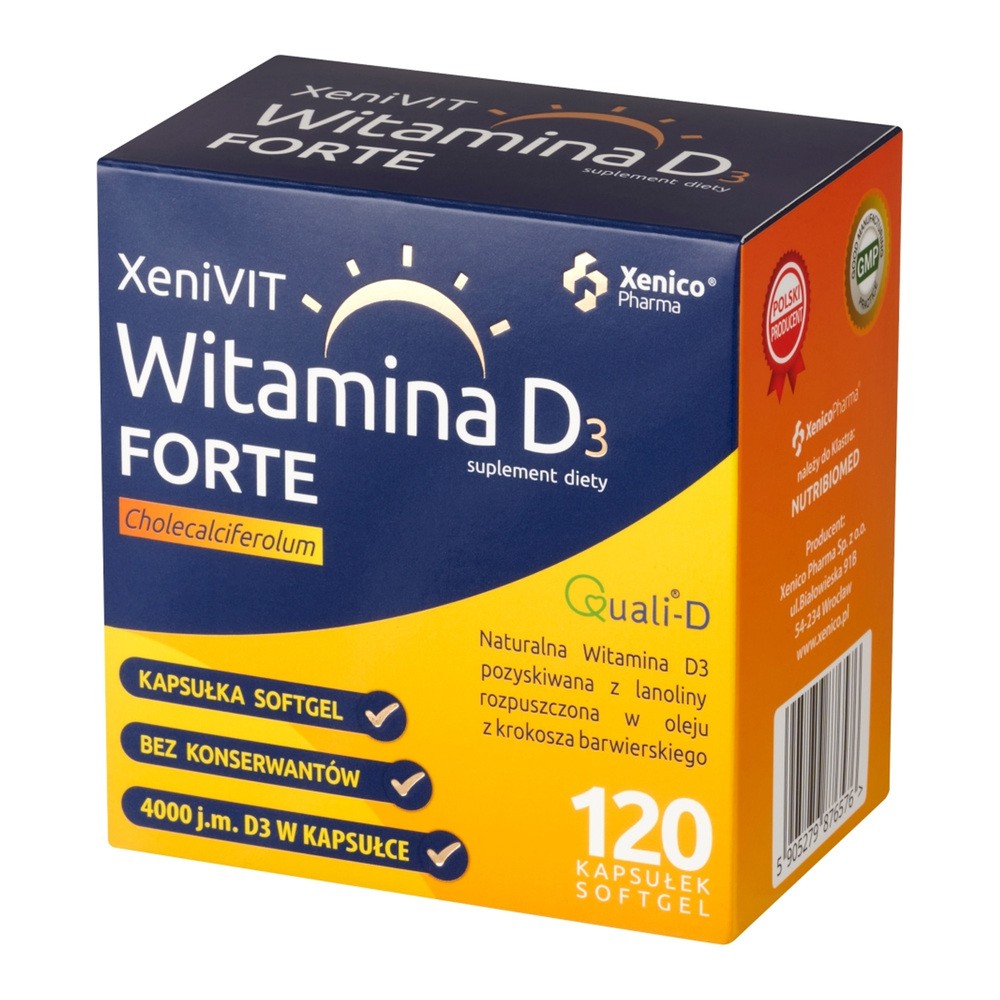 Xenico PHARMA Xenicopharma Xenivit Witamina D forte 120 Kaps.
