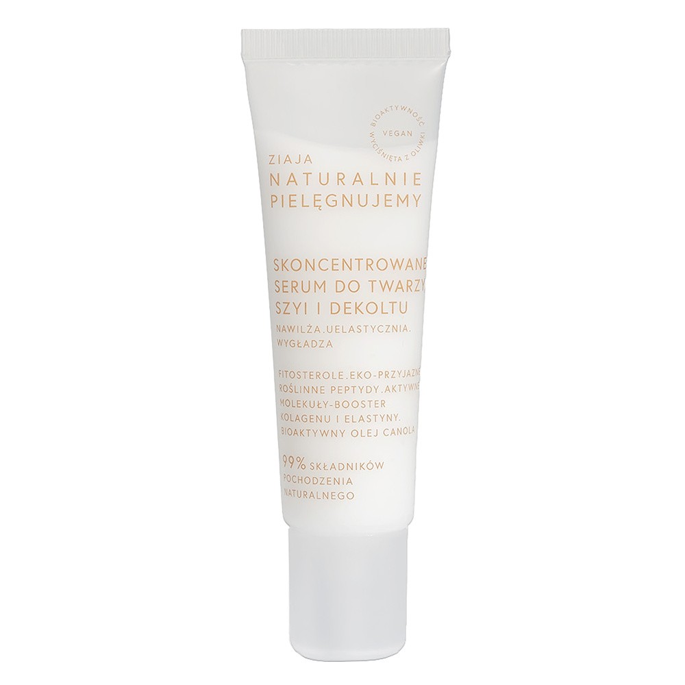 Ziaja Naturalnie Pielęgnujemy skoncentrowane serum do twarzy szyi i dekoltu 30ml 108306-uniw