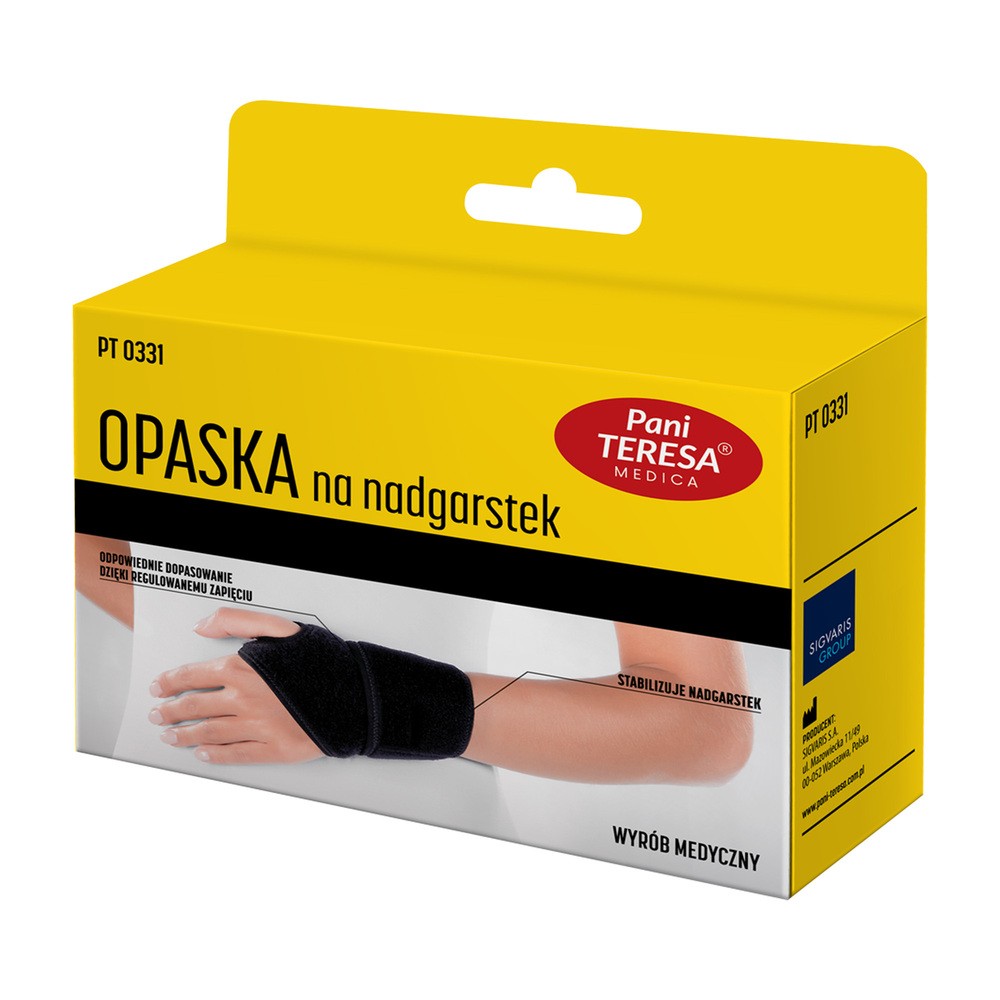 Pani Teresa elastyczny stabilizator nadgarstka, rozmiar uniwersalny, 1 sztuka Duży wybór produktów | Dostawa kurierem DHL za 10.90zł !!!| Szybka wysyłka do 2 dni roboczych! | 9094655