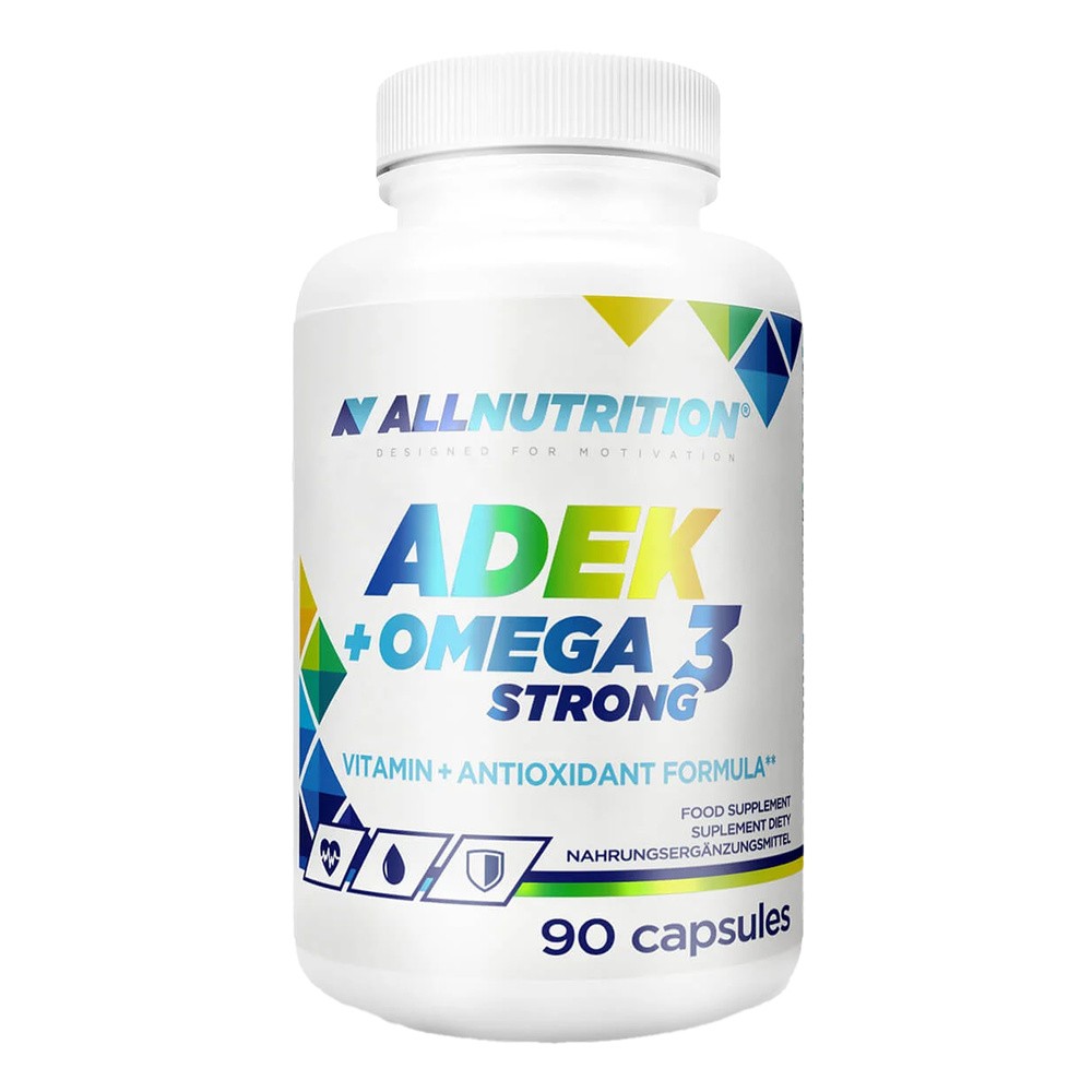 Omega Pharma Allnutrition Adek + 3 Strong 90 kap Witaminy