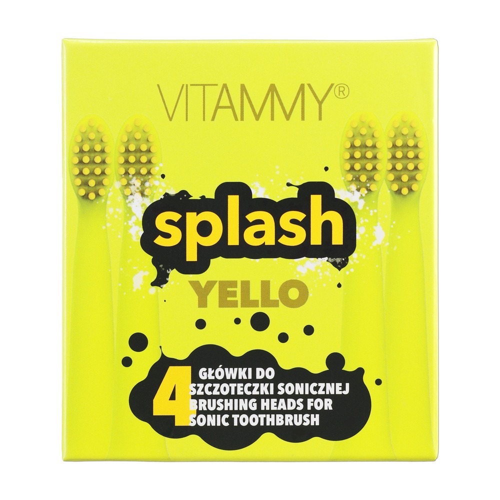 Vitammy Końcówka do szczoteczki sonicznej Splash 4szt TOW017477