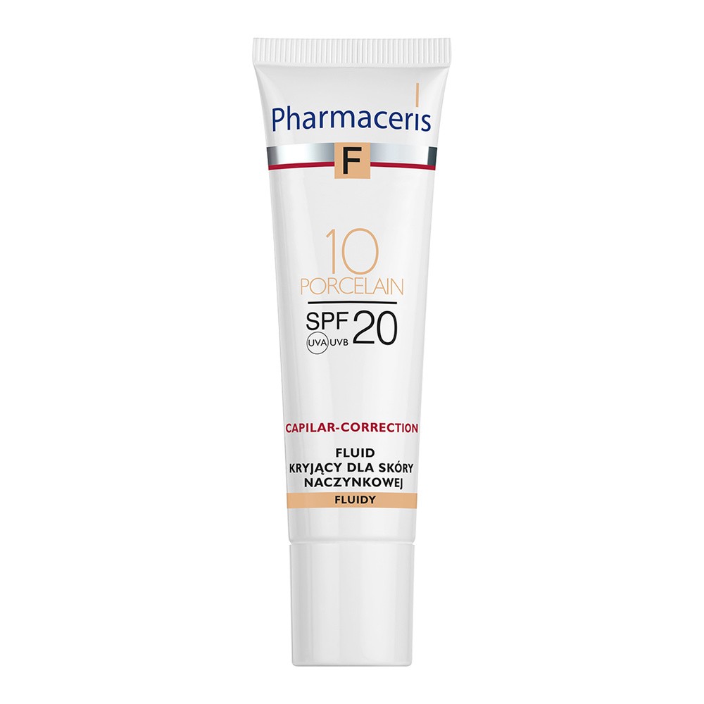 Pharmaceris FLUID KRYJĄCY DLA SKÓRY NACZYNKOWEJ SPF 20 10 PORCELAIN