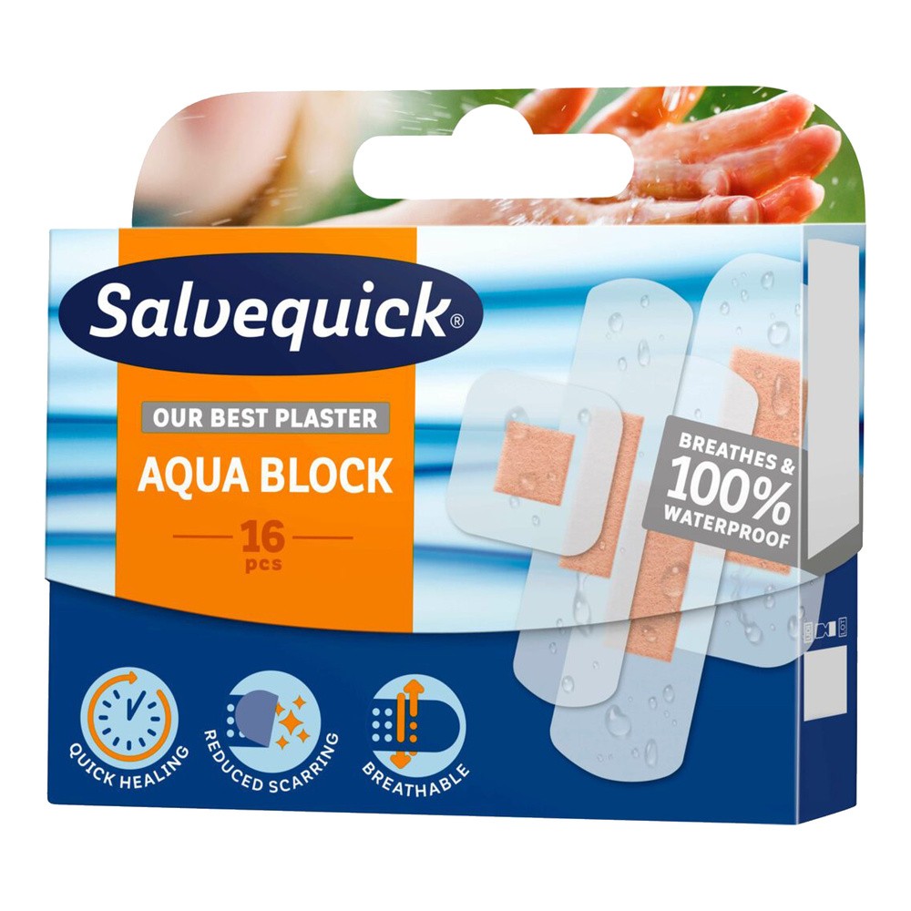 Cederroth Plastry Salvequick Aqua Block x 16 szt