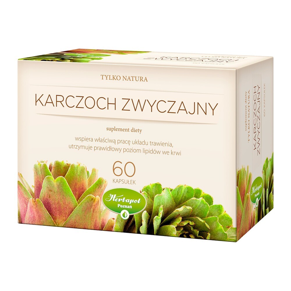 Herbapol Poznań Karczoch Zwyczajny Tylko Natura 60 Kaps.