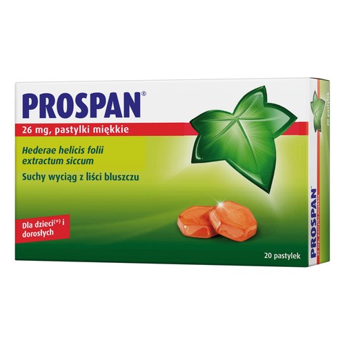 Engelhard ARZNEIMITTEL GMBH & CO KG Prospan 26mg pastylki miękkie, 20szt.
