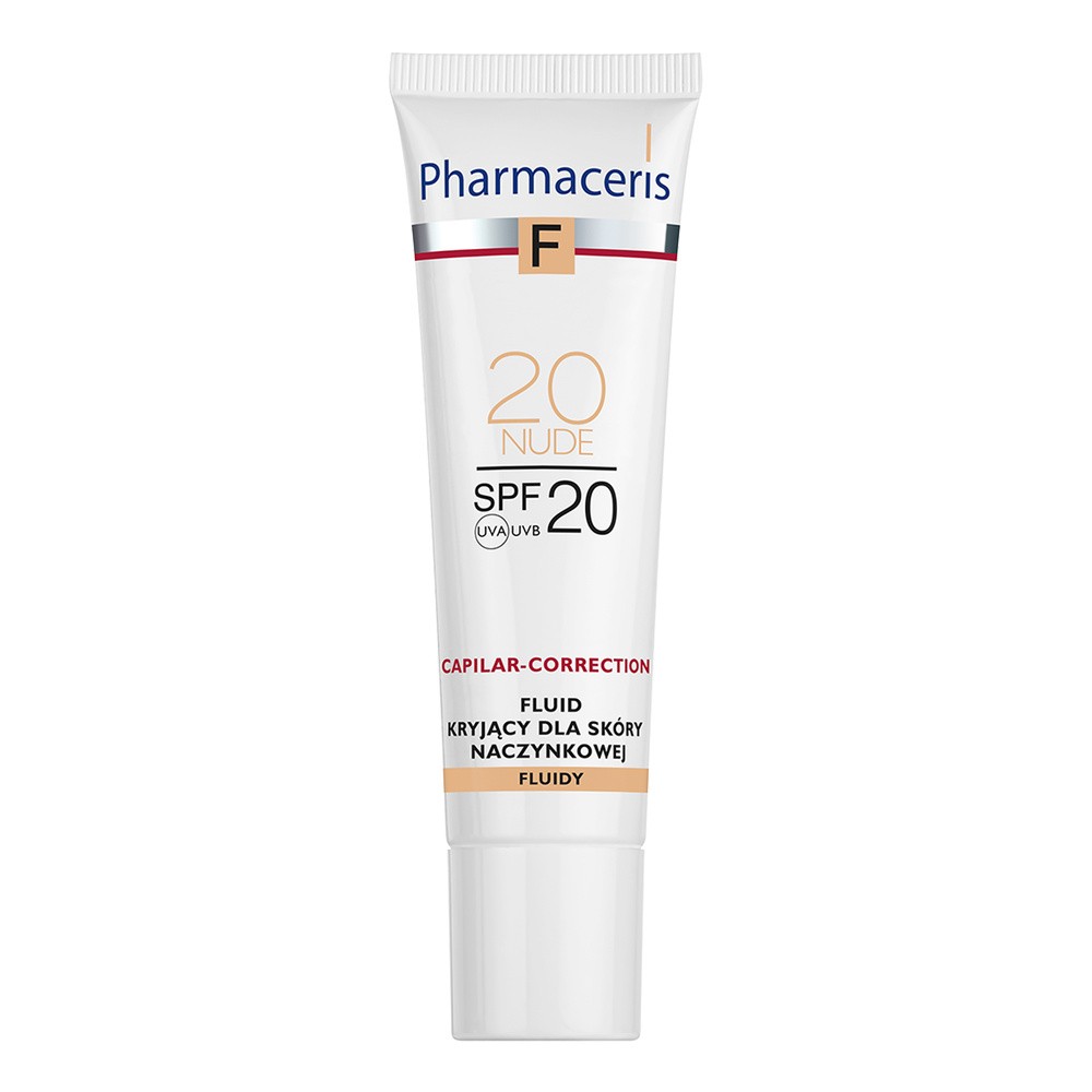 Pharmaceris FLUID KRYJĄCY DLA SKÓRY NACZYNKOWEJ SPF 20 20 NUDE