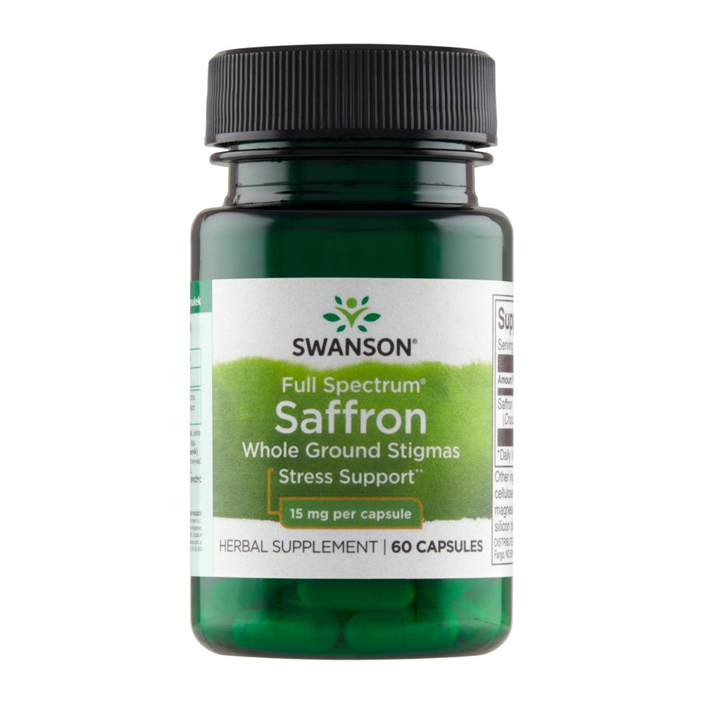SWANSON Full Spectrum Szafran 15 mg - 60 kapsułek