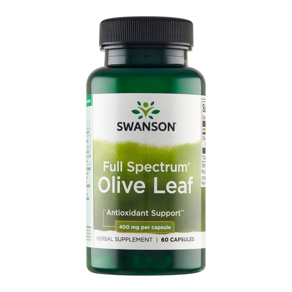 SWANSON Health Products Full Spectrum Olive Leaf 60 kaps