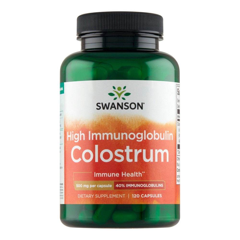 SWANSON High IG Colostrum 500mg - (120 kap)