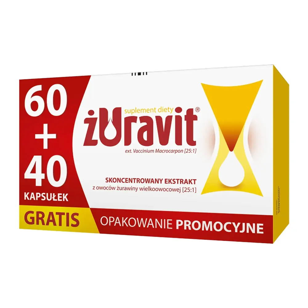 POLPHARMA S.A. STAROGARD GDASKI ŻURAVIT *60+40 kaps. GRATIS