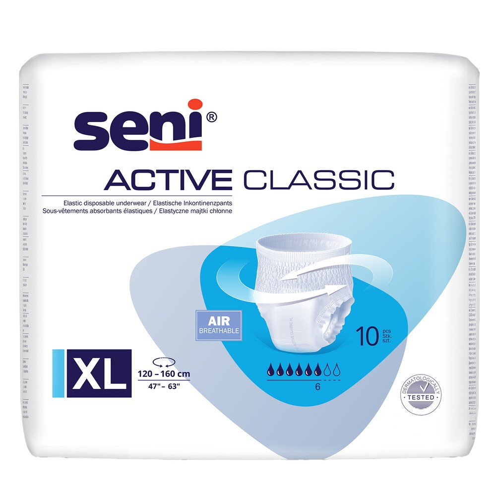 Seni Majt.chł.seni active classic xl x 10 szt