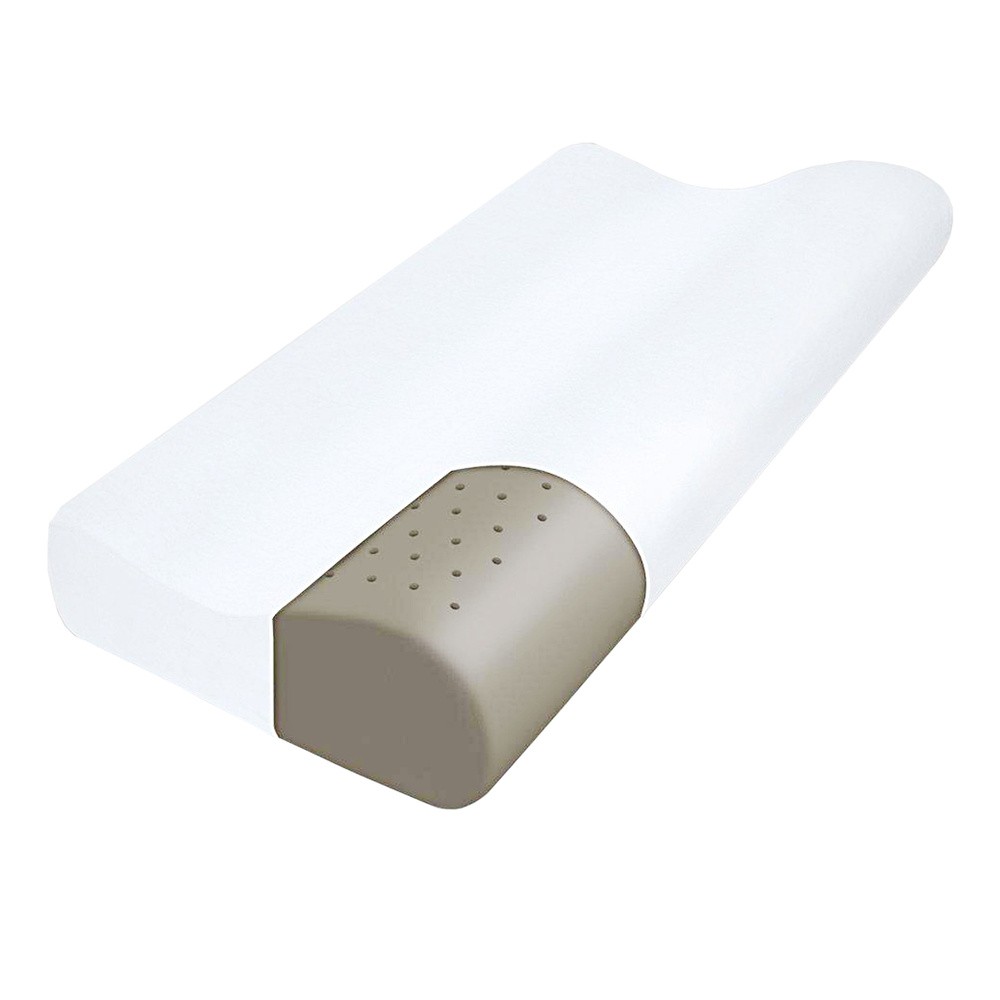 Qmed Szwedzka poduszka ortopedyczna Z WĘGLEM BAMBUSOWYM - profilowana Qmed (bamboo pillow) 0000002835