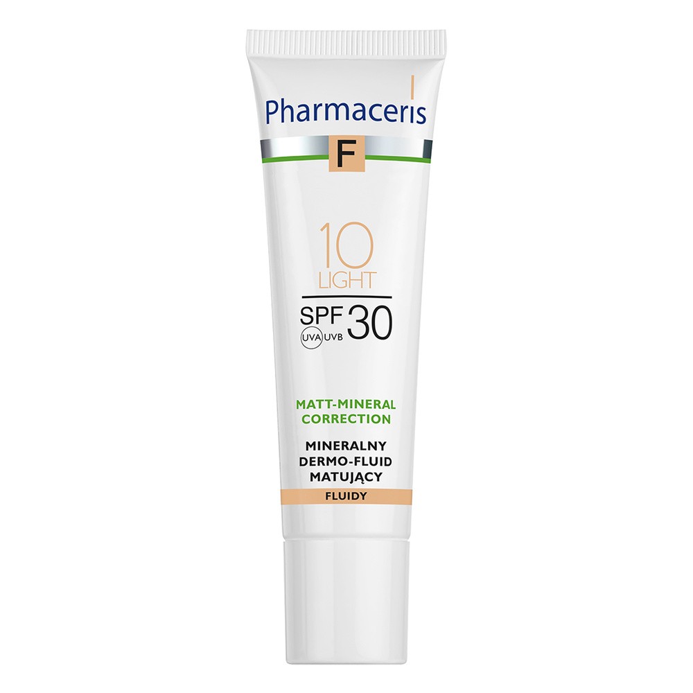 Dr Irena Eris Pharmaceris F Mineralny Dermo-Fluid matujący Light 10 SPF30 30ml