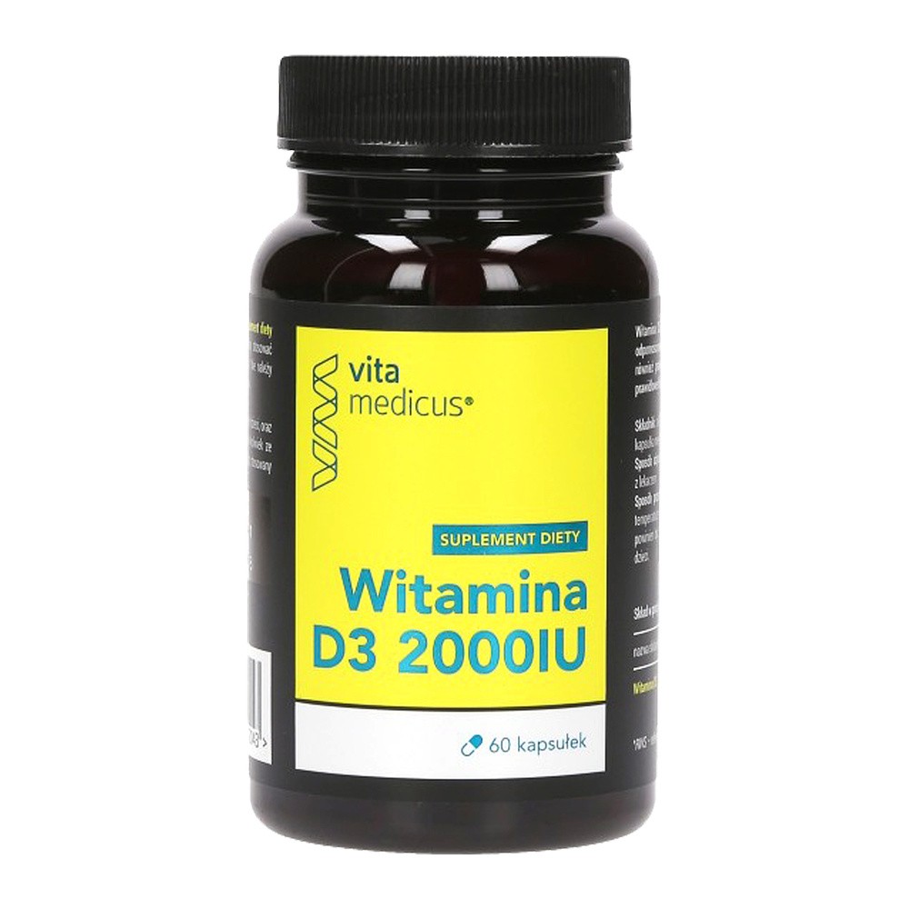Herbamedicus Witamina D3 2000IU (60 kapsułek) Vitamedicus