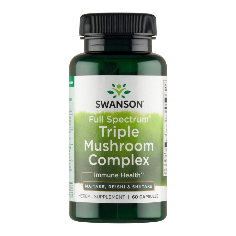 Swanson Suplement diety Triple Mushroom Complex, 60 kapsułek
