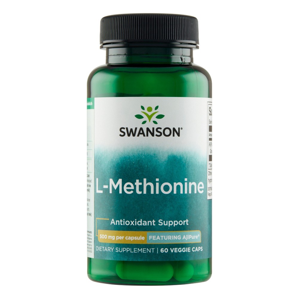 SWANSON AjiPure L-metionina 500mg 60kaps