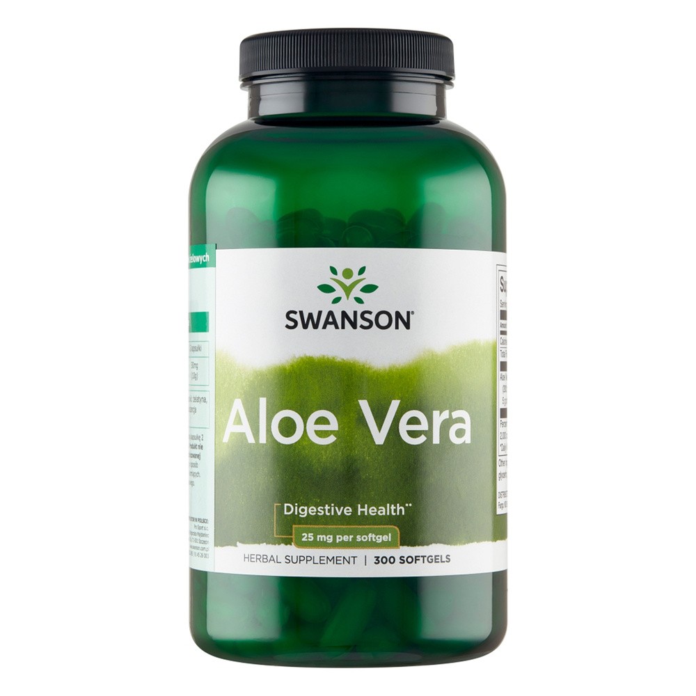 SWANSON Aloe Vera Aloes 25mg - (300 kap)