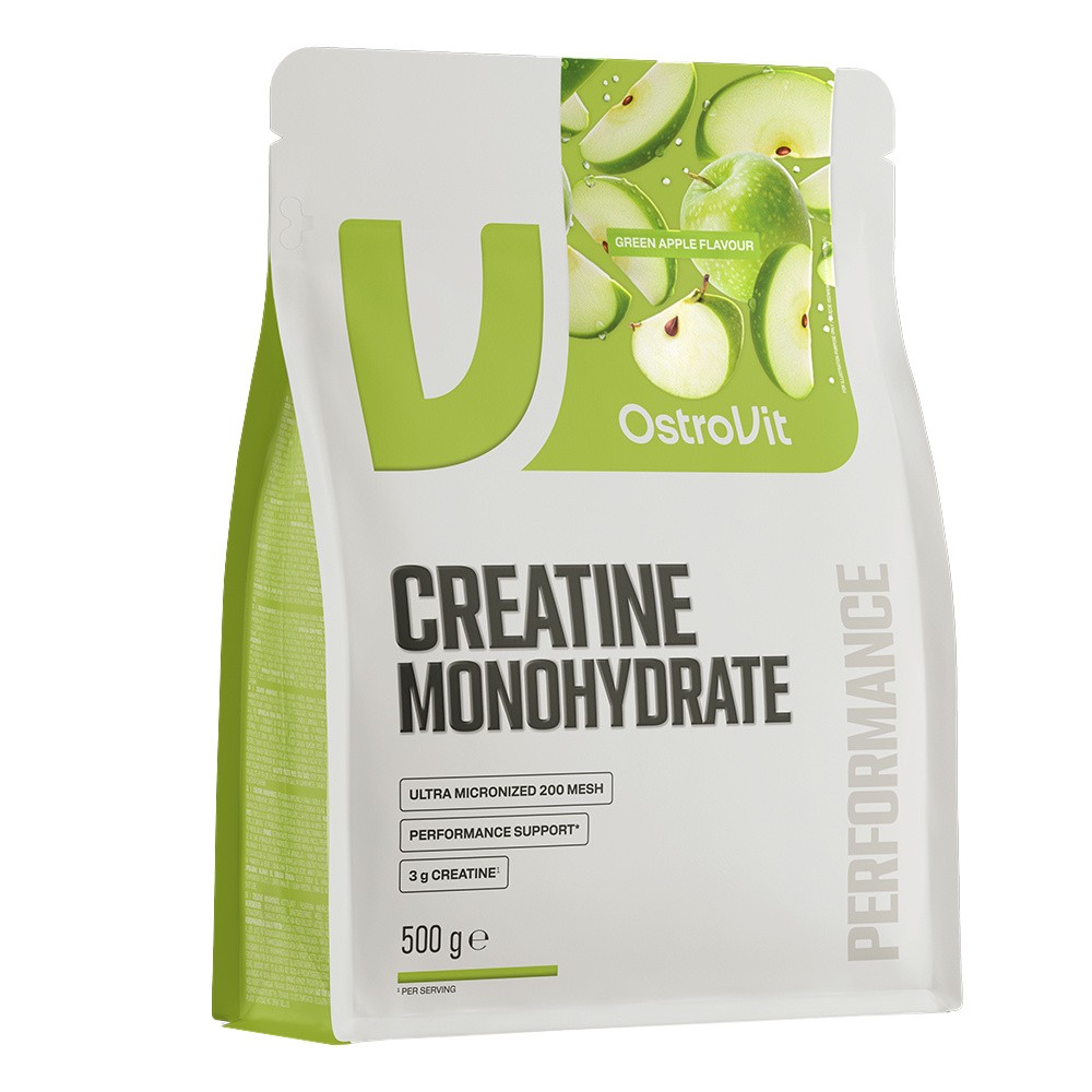OstroVit CREATINE 500g o smaku zielone jabłko 5902232617641