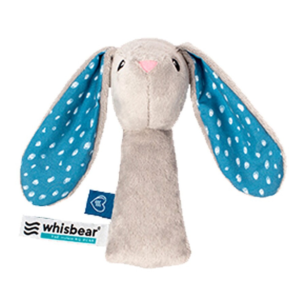 WHISBEAR Grzechotka Króliczek - szary