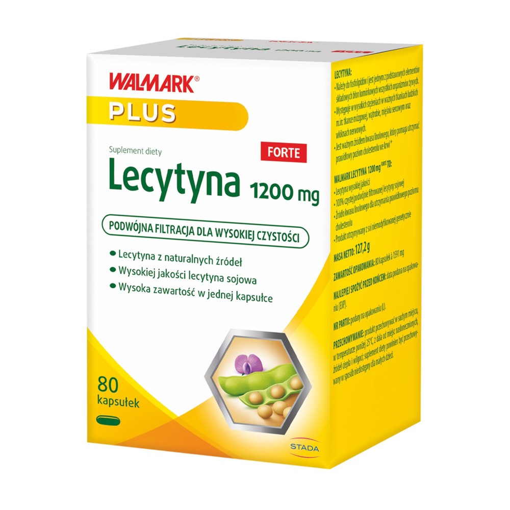 Walmark STADA LECYTYNA 1200mg forte, 80kaps.