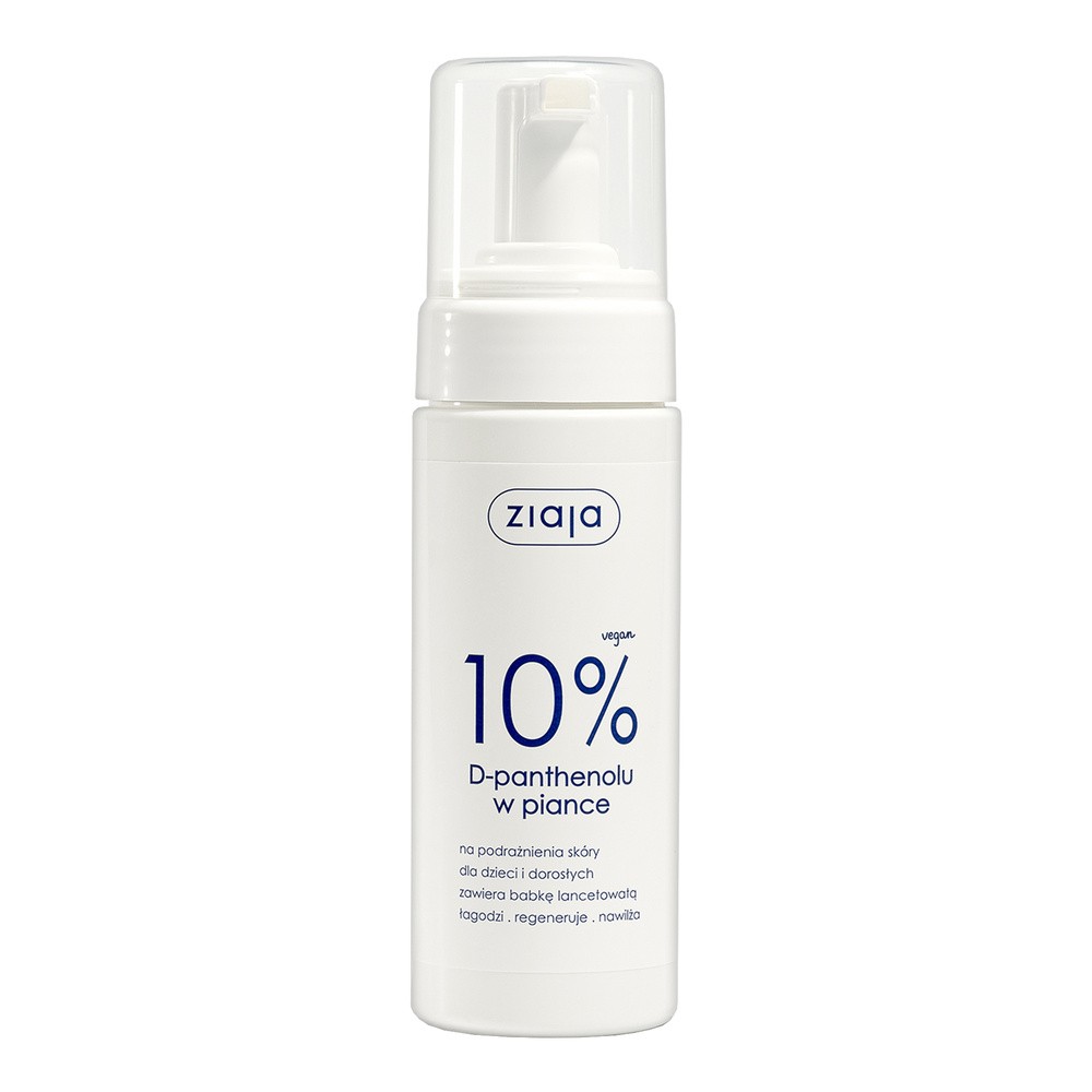 Ziaja 10% d-panthenolu w piance na podrażnienia skóry
