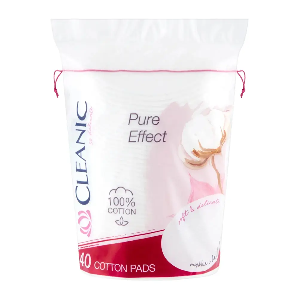 Cleanic Pure płatki kosmetyczne owalne 40 szt.
