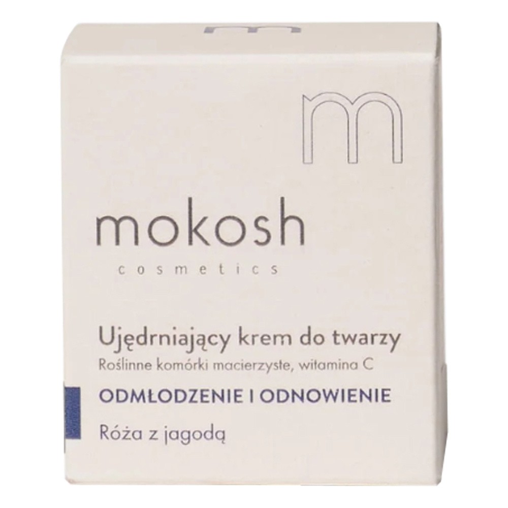 Mokosh ujędrniający krem do twarzy anti-agin róża z jagodą 60ml