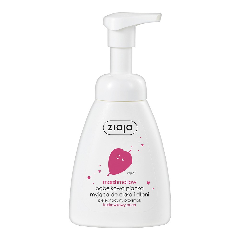 Ziaja Marshmallow bąbelkowa pianka myjąca do ciała i dłoni 250 ml
