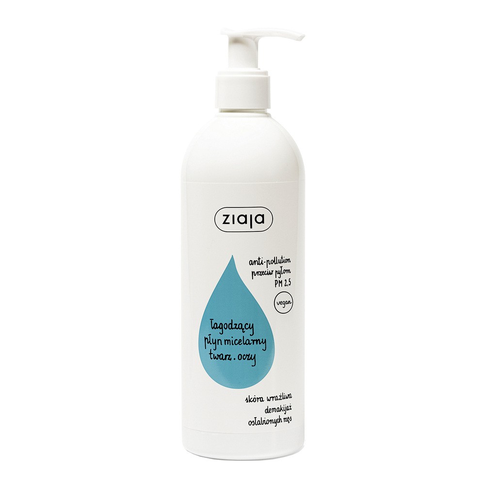 Ziaja łagodzący płyn micelarny anti pollution 390 ml