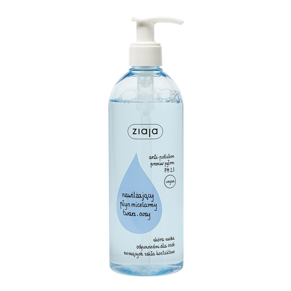 Ziaja De-makijaż nawilżający płyn micelarny 390ml