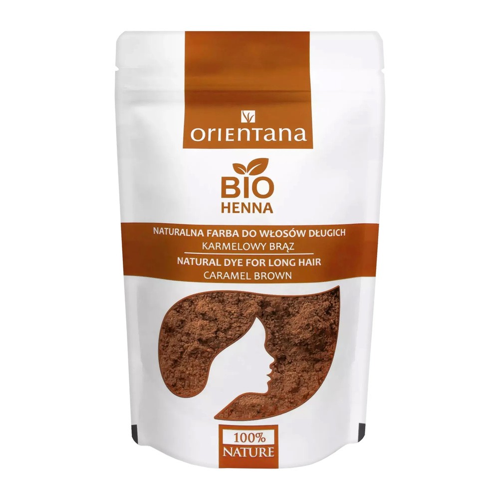 Orientana BIO HENNA Karmelowy brąz 100 g