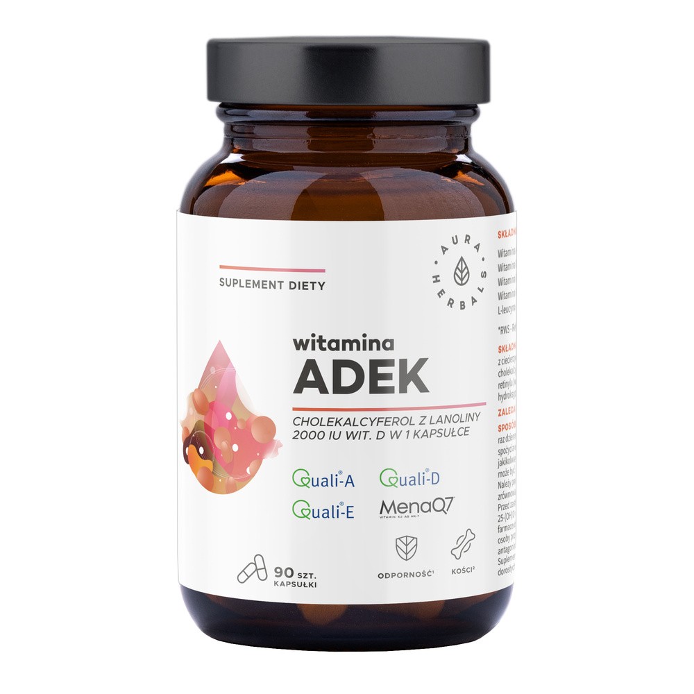 Aura Herbals Witamina ADEK, kapsułki 90 szt. WITADEKKAP