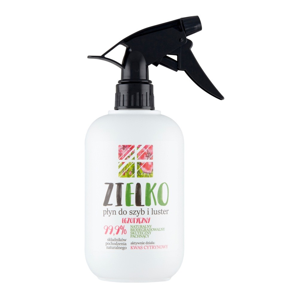 ZIELKO Płyn do Mycia Szyb i Luster, Egzotyczny, Zielko, 500 ml