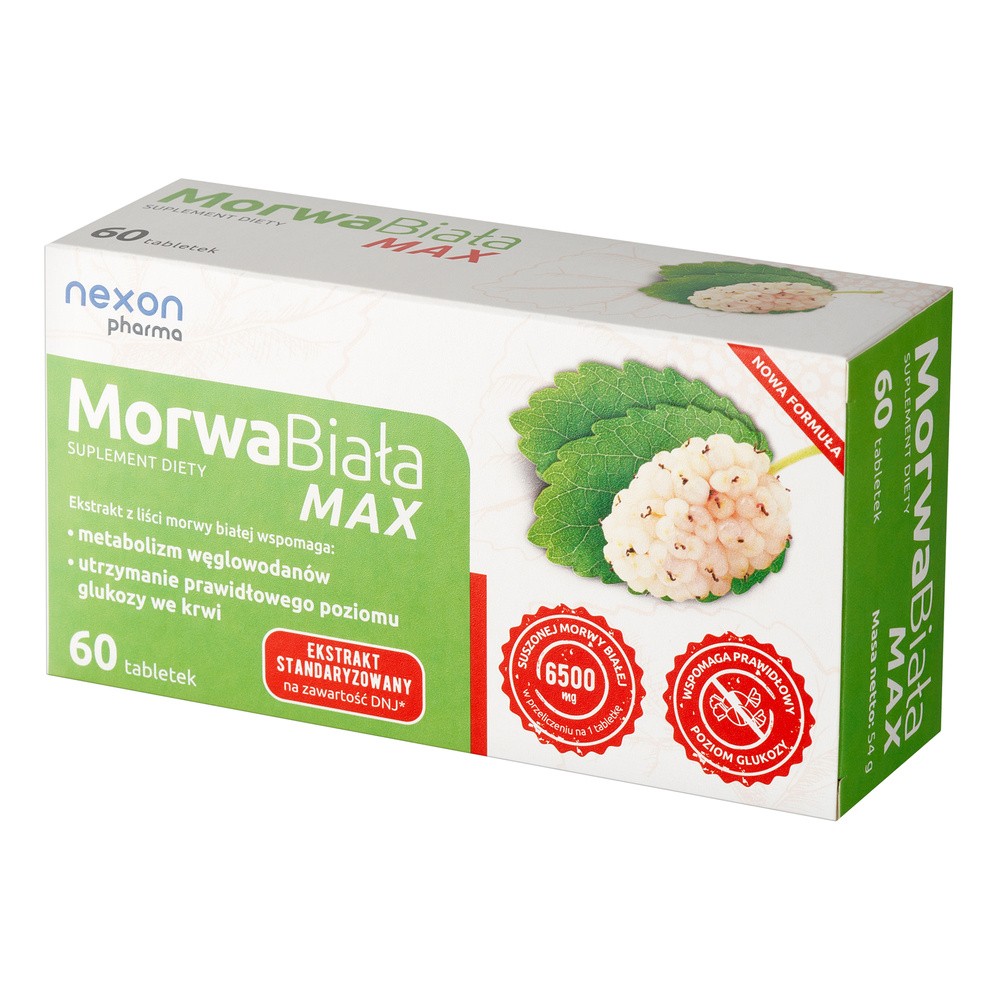 NEXON PHARMA SP. Z O.O. MorwaBiała MAX 60 tabletek 3179372