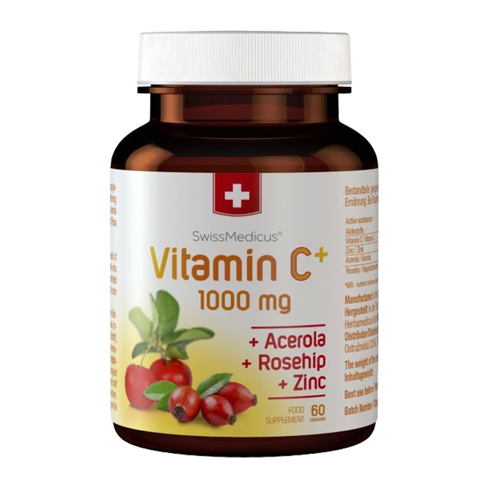 SwissMedicus SwissMedicus Witamina C 1000mg acerola cynk róża