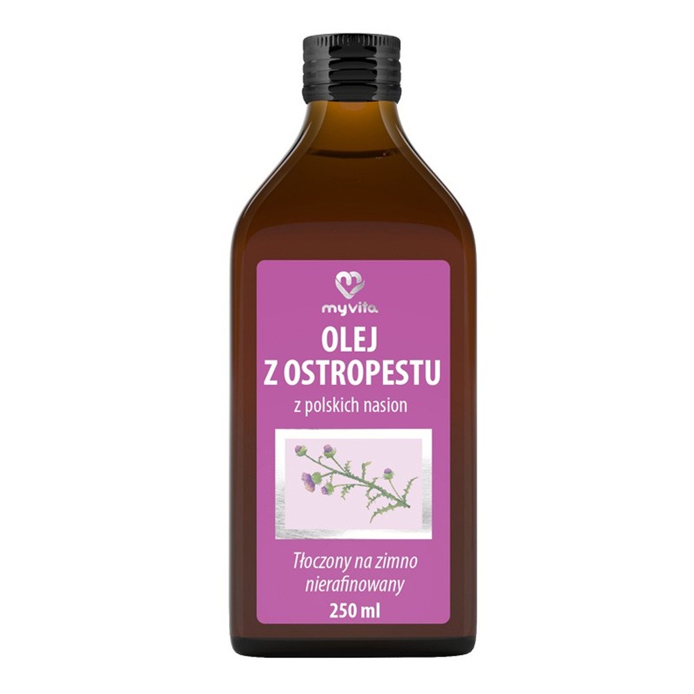 Olej z Ostropestu z Polskich Nasion, Myvita, 250ml