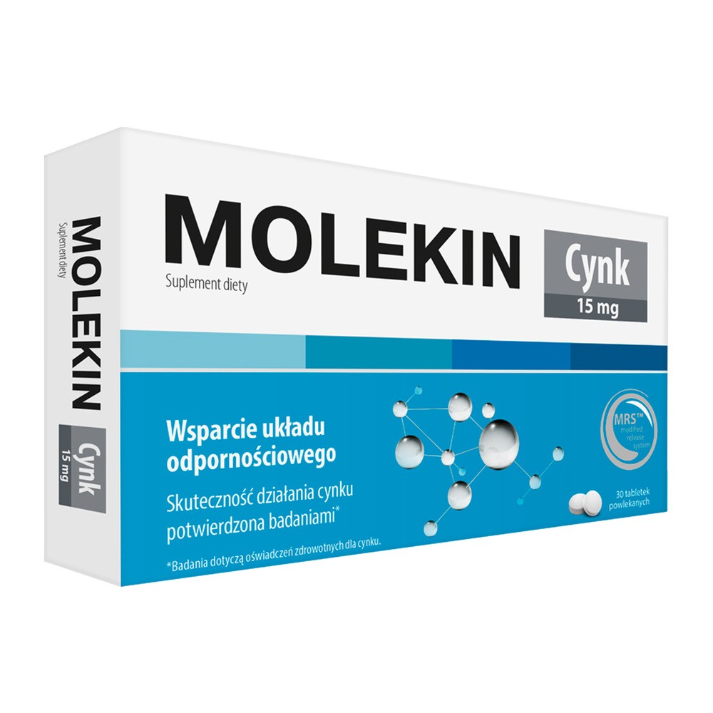 NP Pharma SP. Z O.O. MOLEKIN Cynk 15mg x30 tabl.