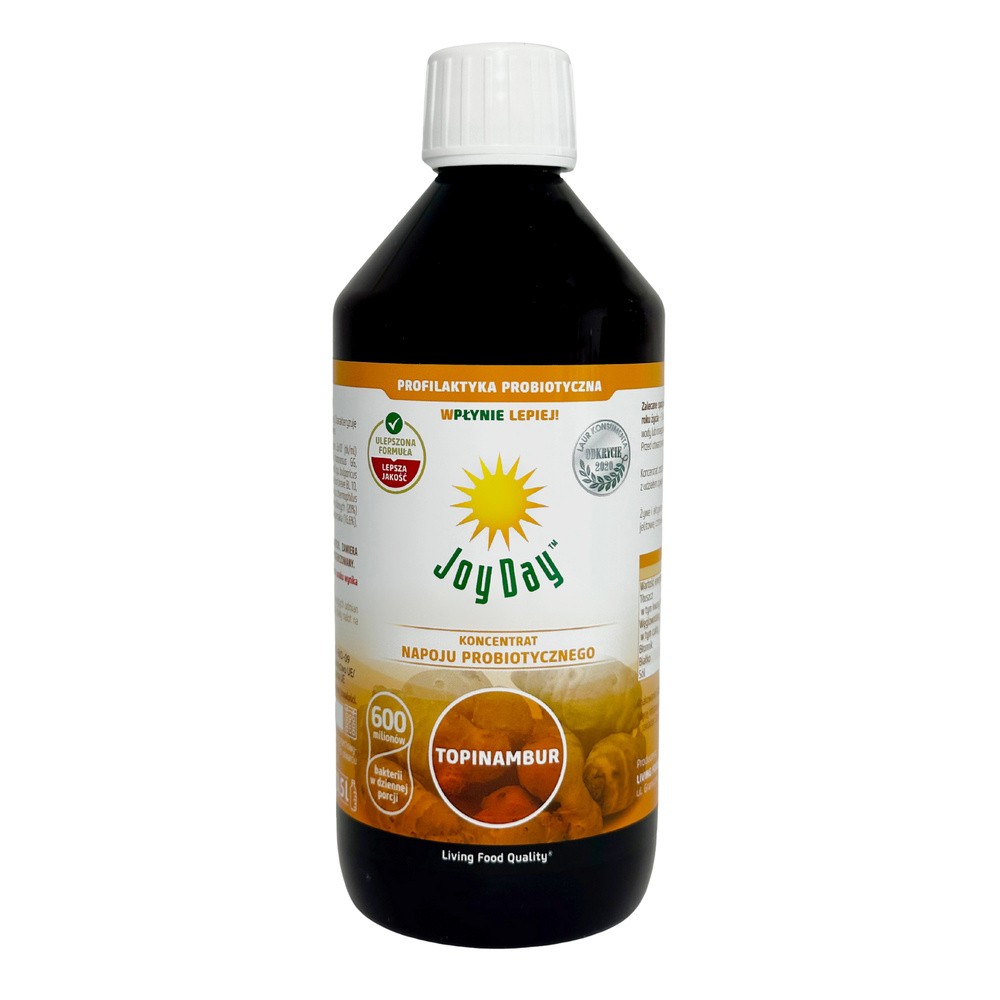 Living Food JOY DAY Bio koncentrat napoju probiotycznego Topinambur 500ml