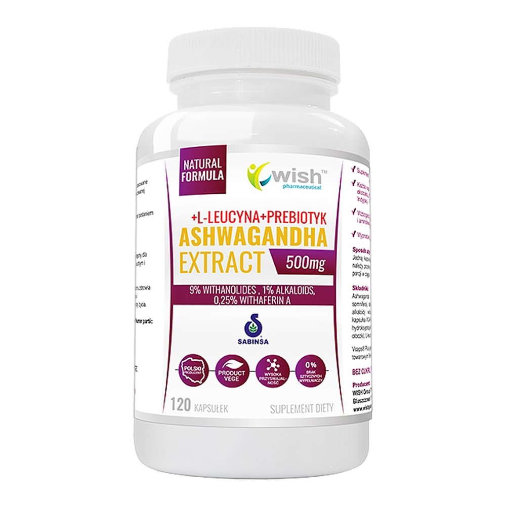 Wish Ashwagandha Extract 500mg 120caps