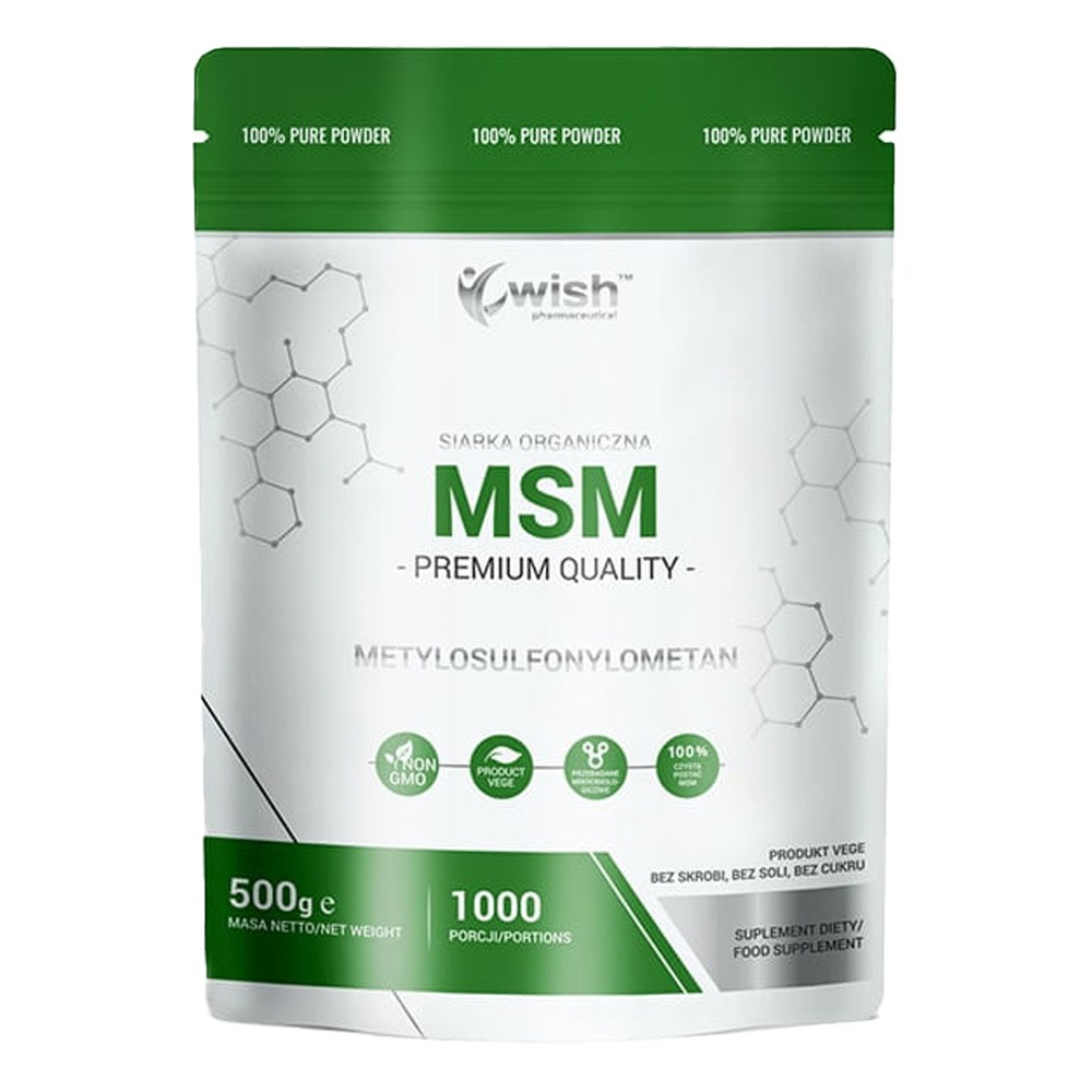 WISH Pharmaceutical WISH Pharmaceutical MSM 500 g