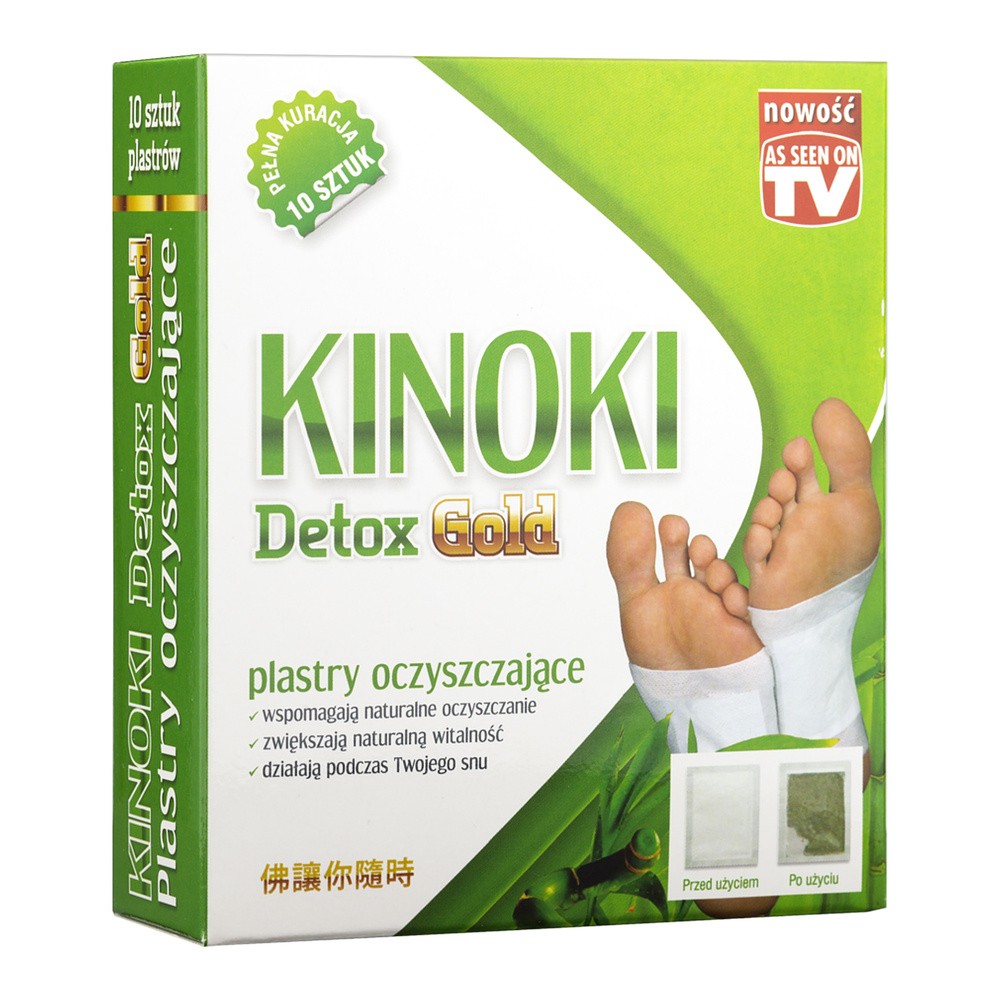 Opinie o  Plastry Oczyszczające Kinoki Detox Gold 10Szt/Opak
