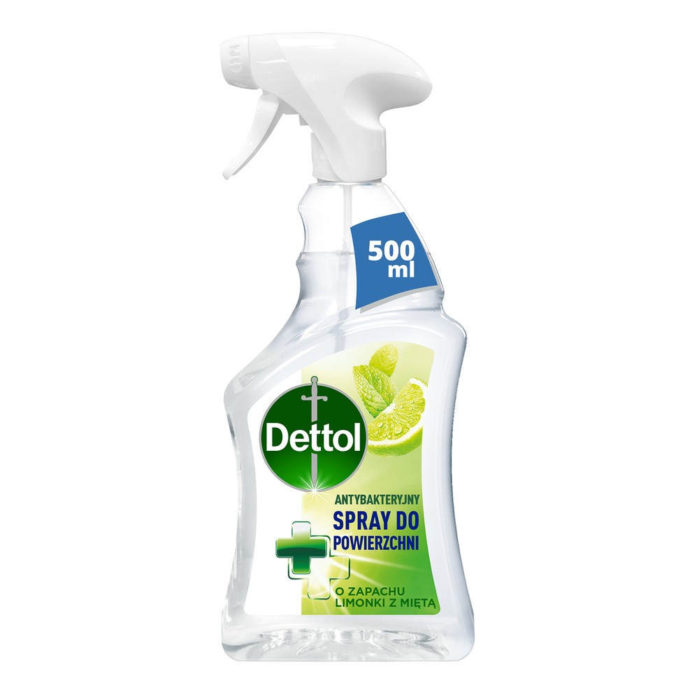 Spray Dettol Antybakteryjny do powierzchni Limonka & Mięta 500ml