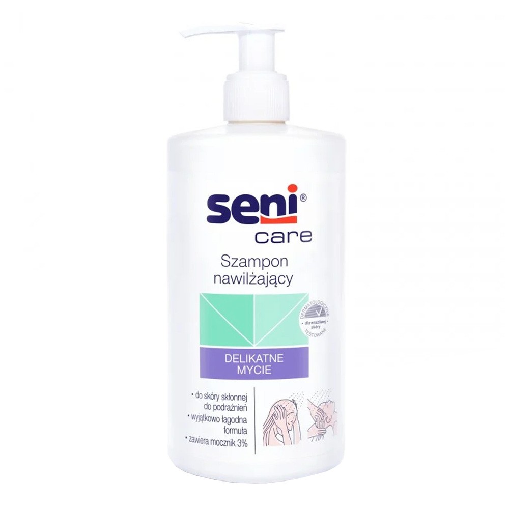 Seni Care Seni Szampon nawilżający Delikatne Mycie z mocznikiem 3% 500ml