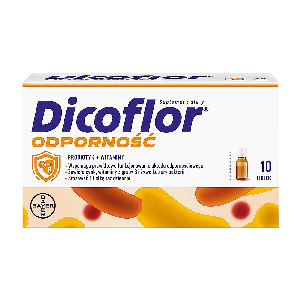 Bayer SP Z O.O Dicoflor Odporność 10 fiolek