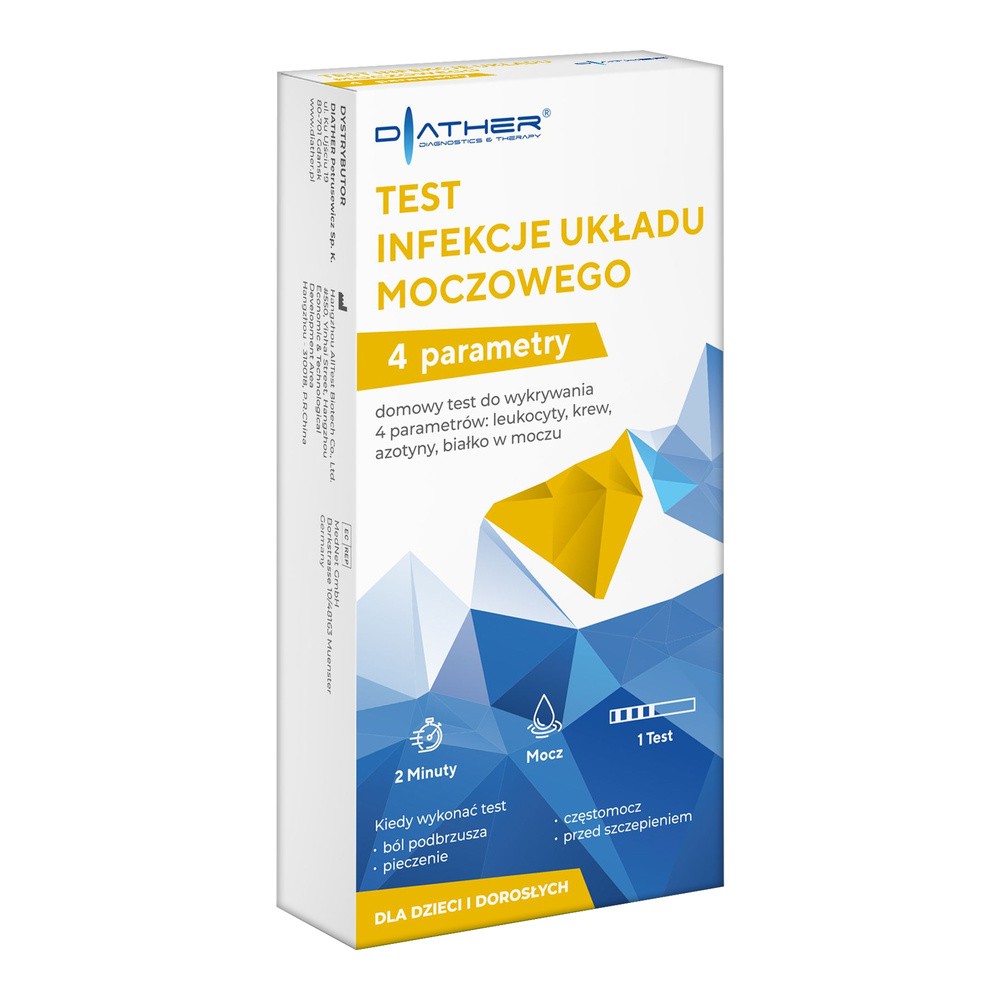 DIATHER Diather Test na infekcje układu moczowego x 1 szt