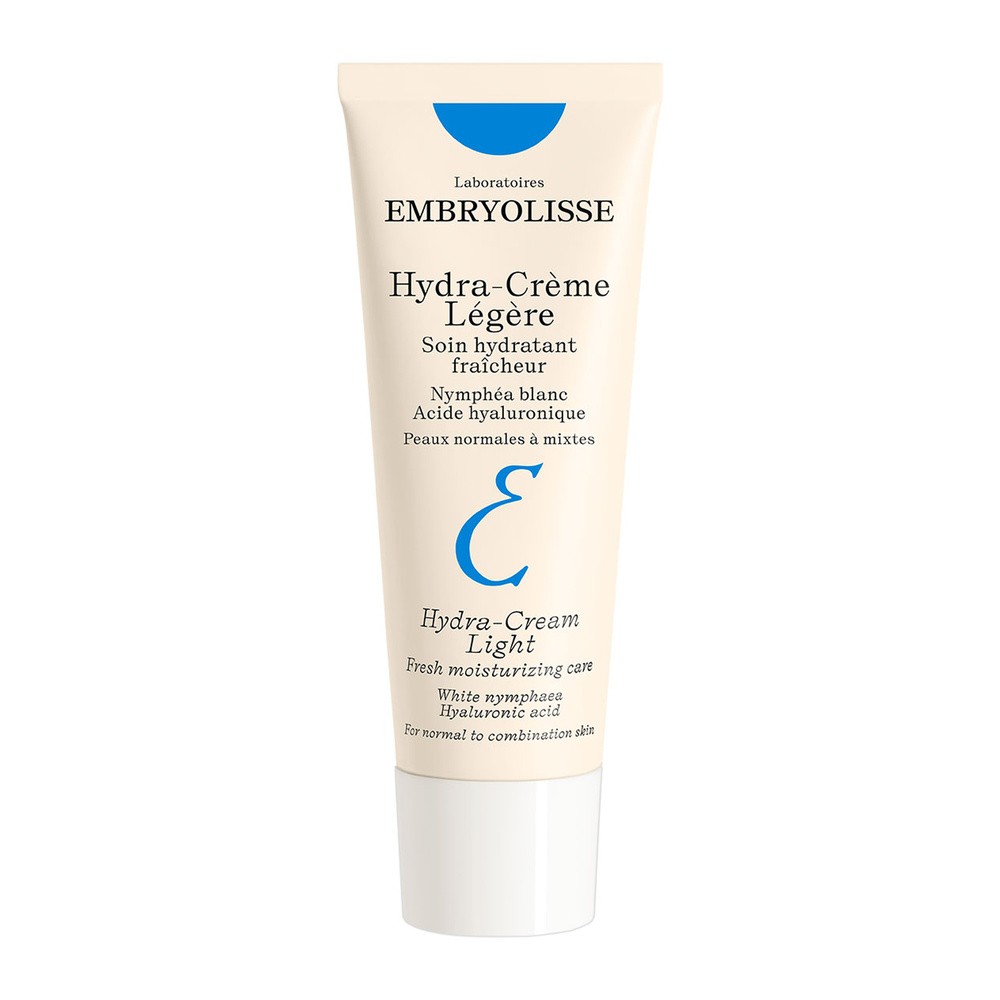 Embryolisse Hydra Cream Light Lekki, nawilżający krem wzbogacony w aktywny kompleks białej lilii wodnej i kwas hialuronowy 40 ml