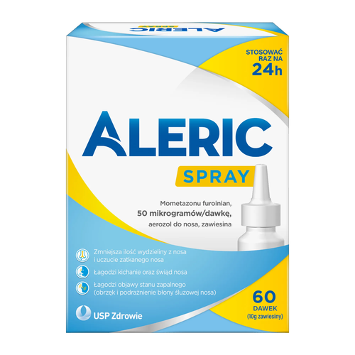 USP ZDROWIE Aleric Spray aerozol do nosa x 60 dawek 10 g |  OD 199 PLN!